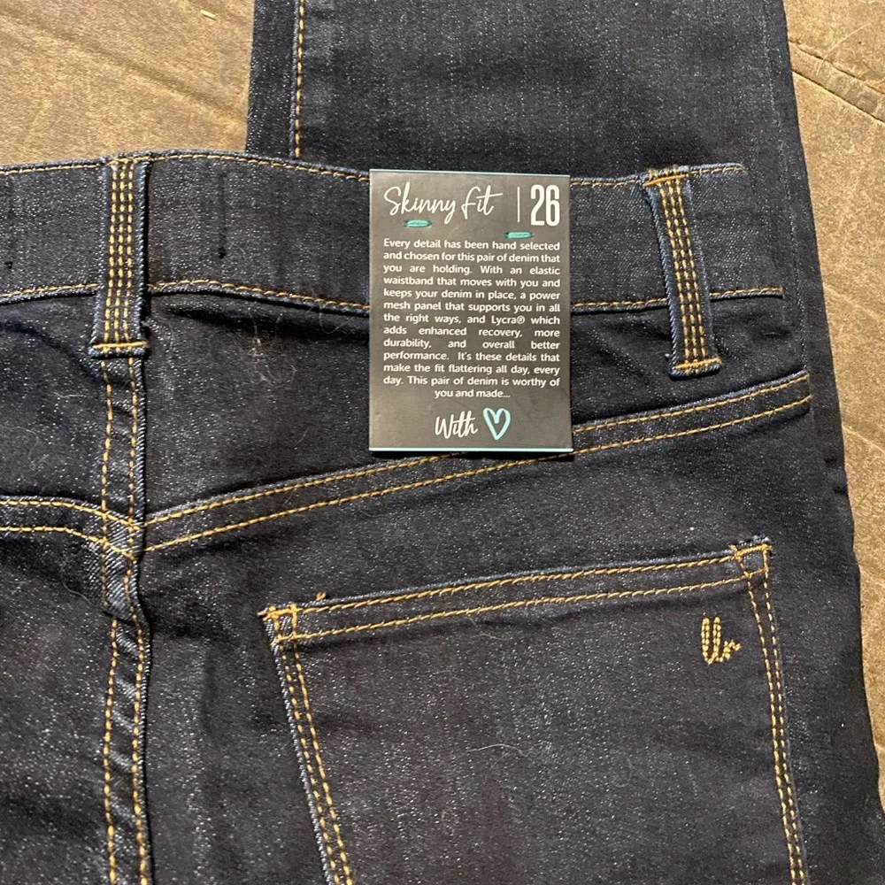 Lularoe dark blue denim size 26 - Picture 3 of 3